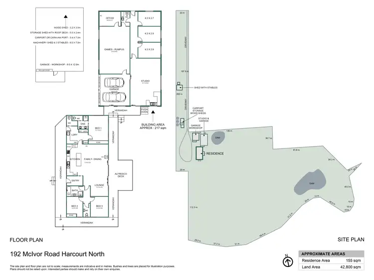 Floorplan of Homely house listing, 192 McIvor Road, Harcourt North VIC 3453