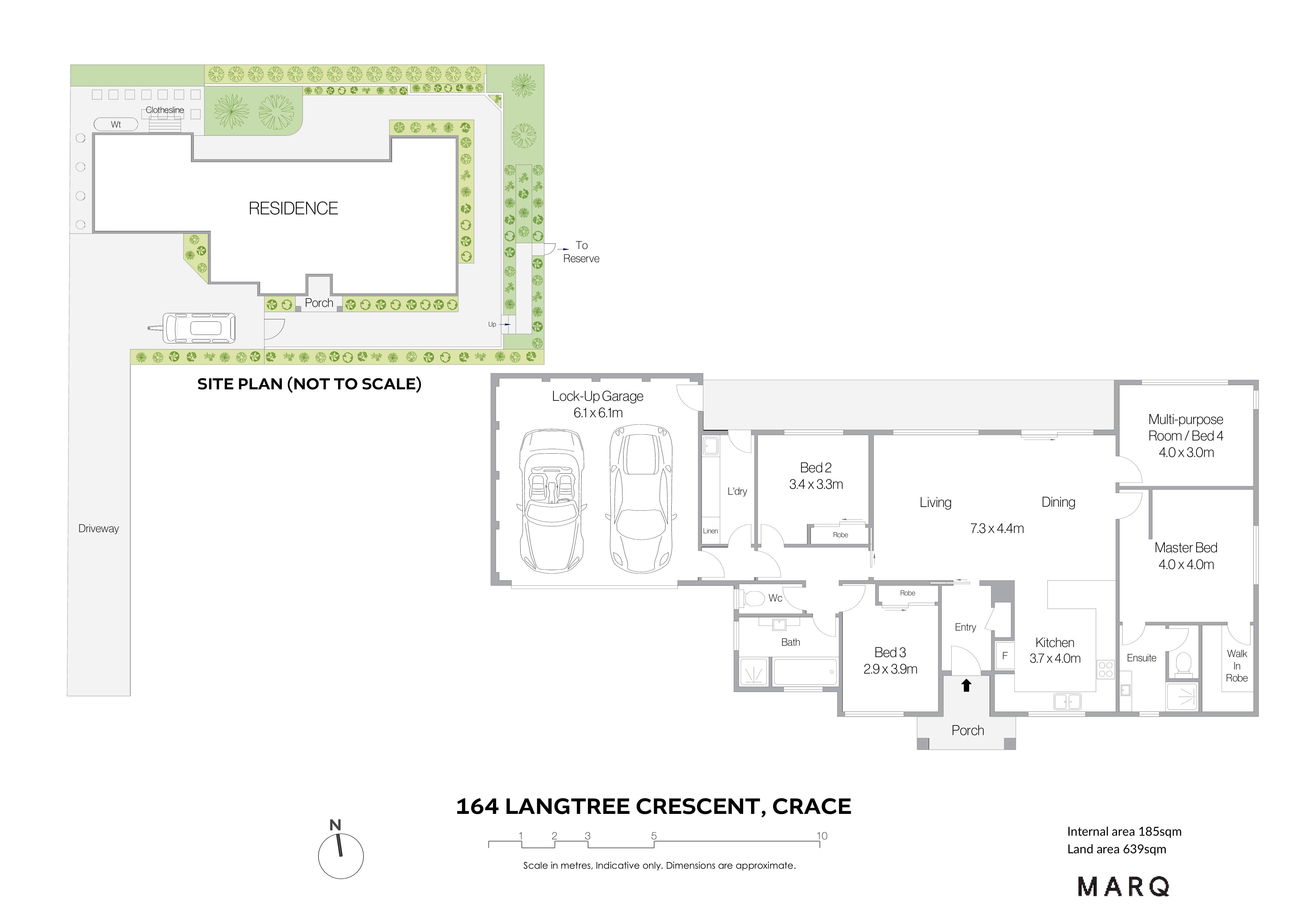 Floorplan of Homely house listing, 164 Langtree Crescent, Crace ACT 2911