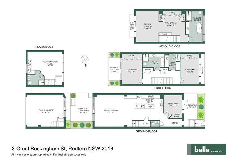 Floorplan of Homely house listing, 3 Great Buckingham Street, Redfern NSW 2016