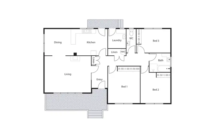Floorplan of Homely house listing, 8 Elmslie Place, Curtin ACT 2605