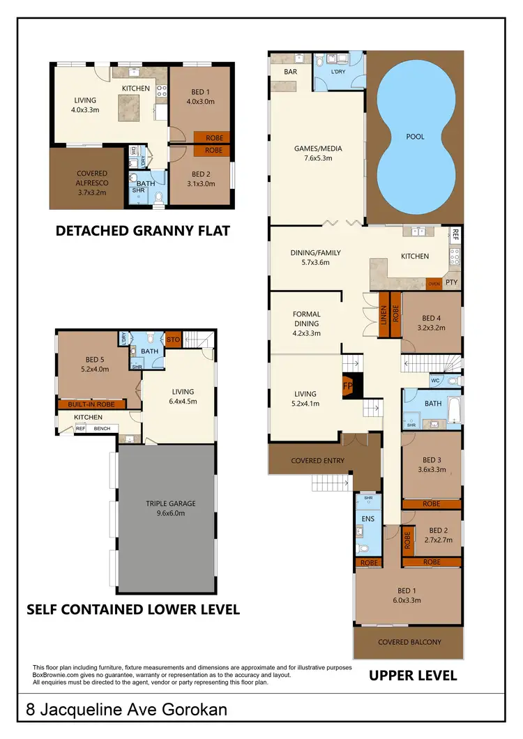 Floorplan of Homely house listing, 8 Jacqueline Avenue, Gorokan NSW 2263