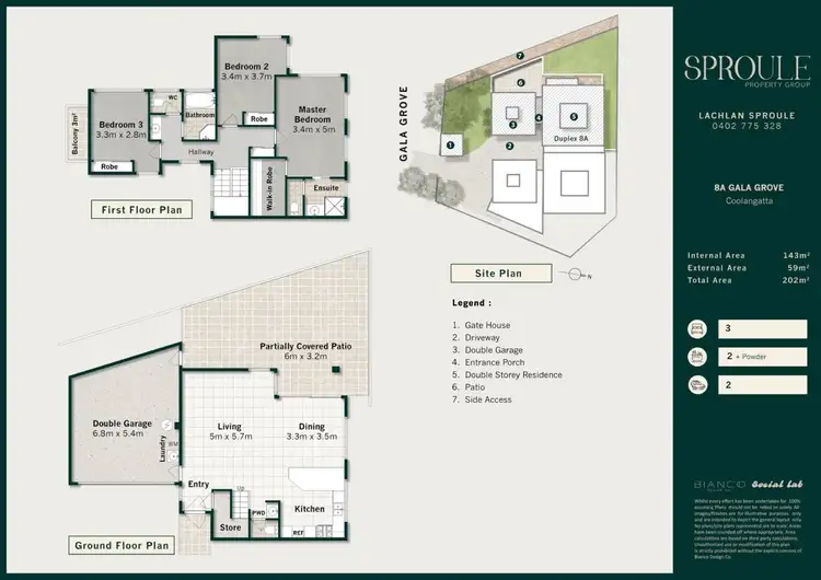 Floorplan of Homely house listing, 8A Gala Grove, Coolangatta QLD 4225