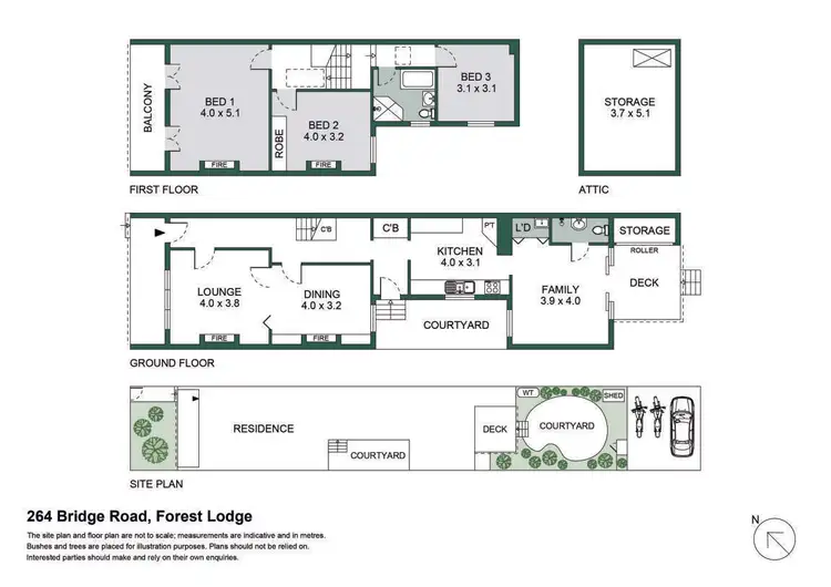 Floorplan of Homely house listing, 264 Bridge Road, Forest Lodge NSW 2037