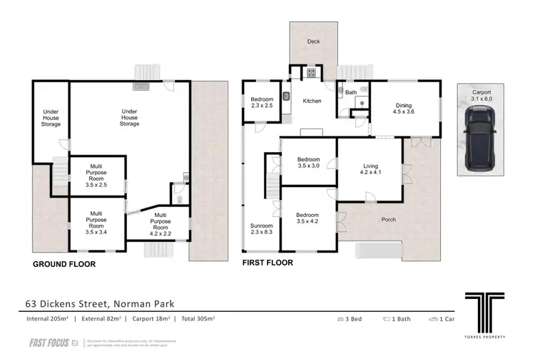 Floorplan of Homely house listing, 63 Dickens Street, Norman Park QLD 4170