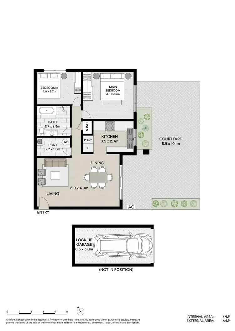Floorplan of Homely unit listing, 3/20-24 Preston Avenue, Engadine NSW 2233