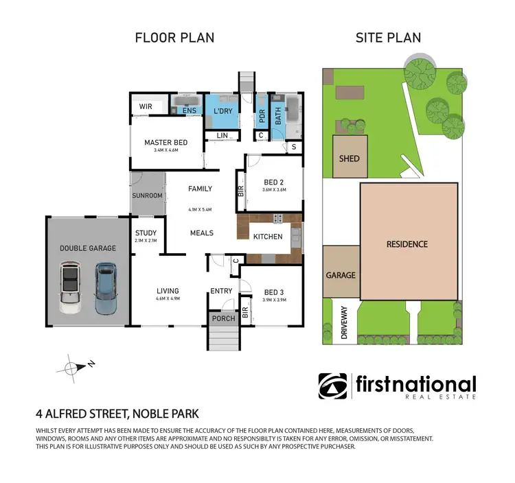 Floorplan of Homely house listing, 4 Alfred Street, Noble Park VIC 3174