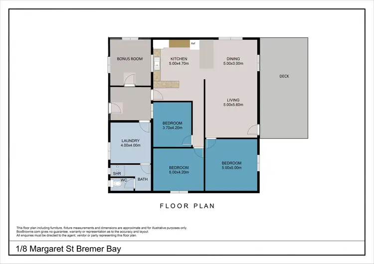 Floorplan of Homely house listing, 8A Margaret Street, Bremer Bay WA 6338