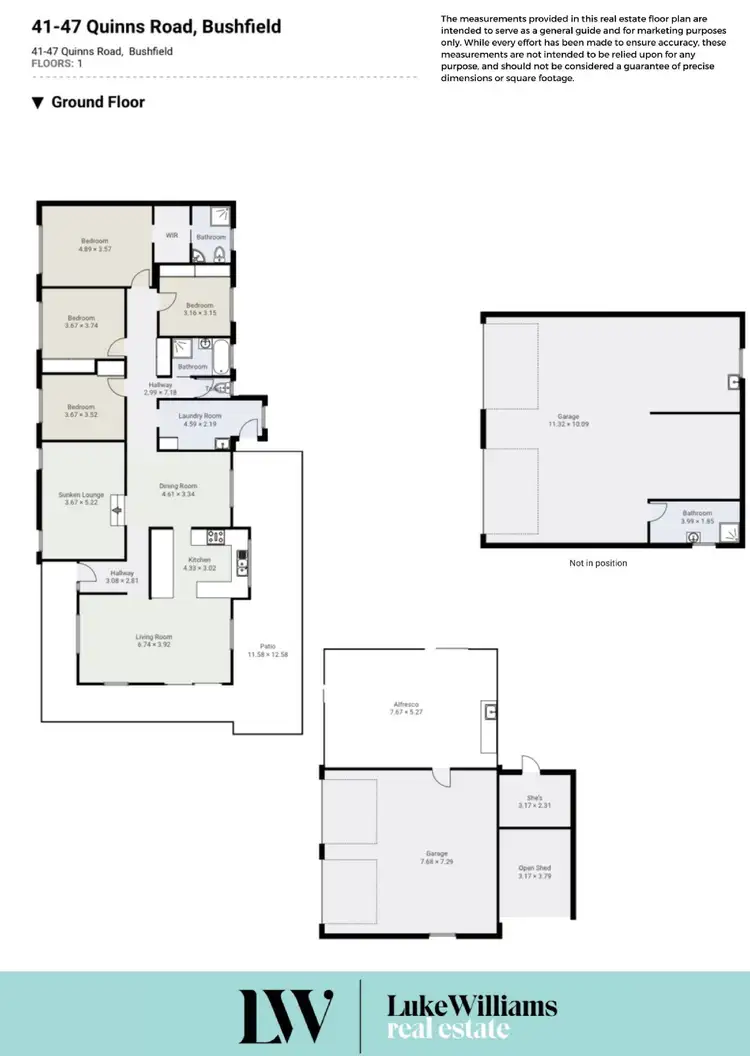 Floorplan of Homely house listing, 41-47 Quinns Road, Bushfield VIC 3281
