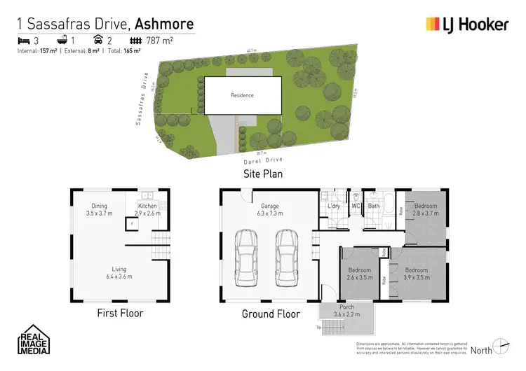 Floorplan of Homely house listing, 1 Sassafras Drive, Ashmore QLD 4214
