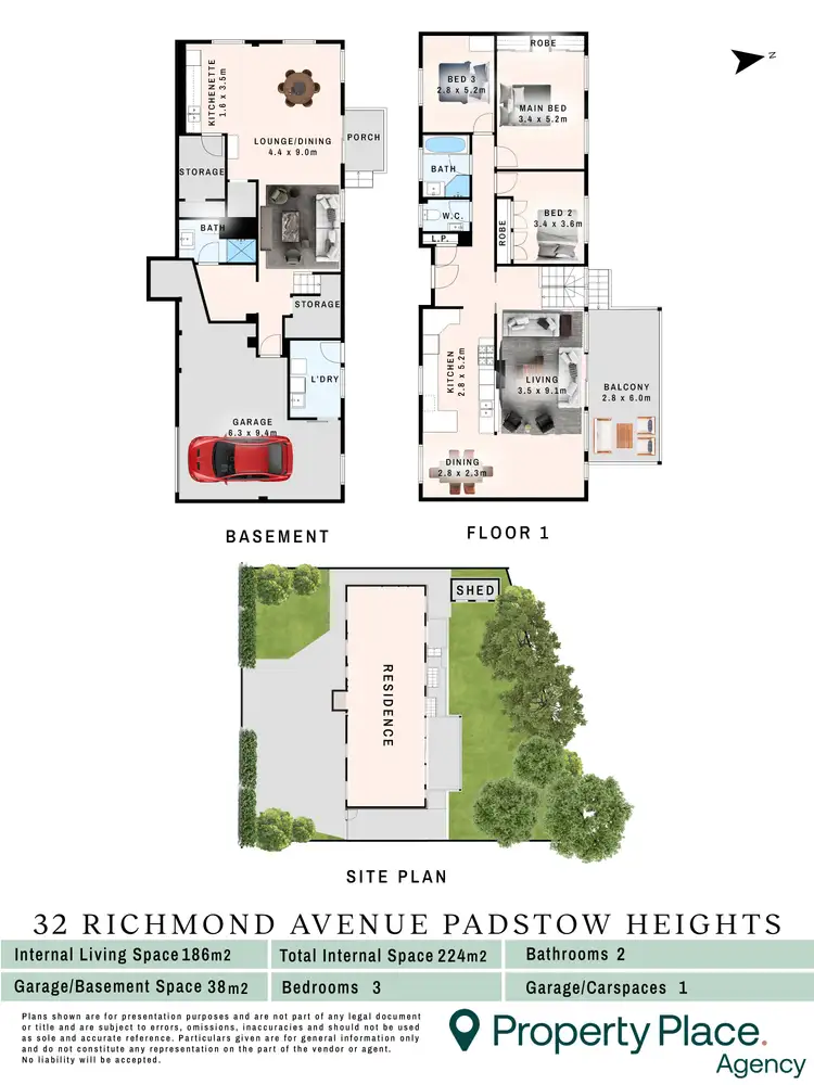 Floorplan of Homely house listing, 32 Richmond Avenue, Padstow Heights NSW 2211