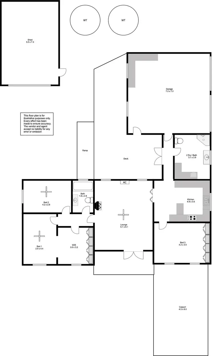 Floorplan of Homely house listing, 31 Flinders Highway, Port Lincoln SA 5606