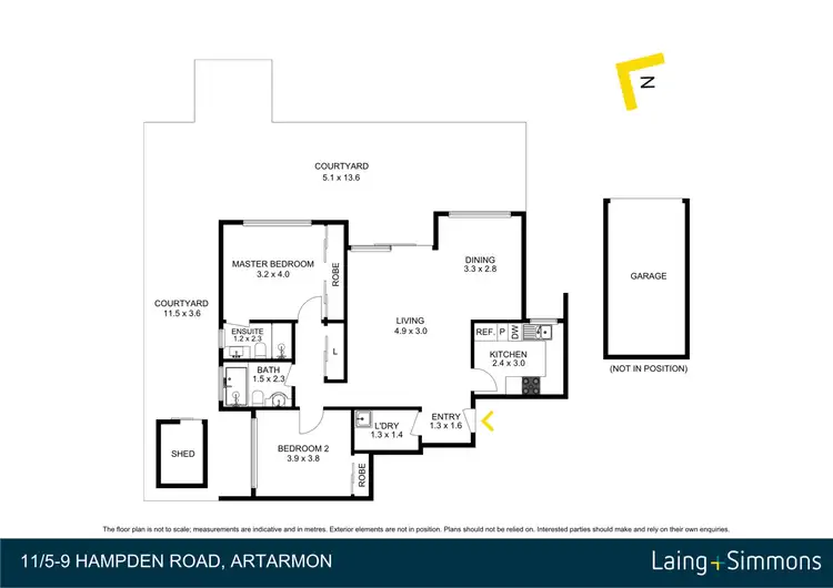 Floorplan of Homely apartment listing, 11/5-9 Hampden Road, Artarmon NSW 2064