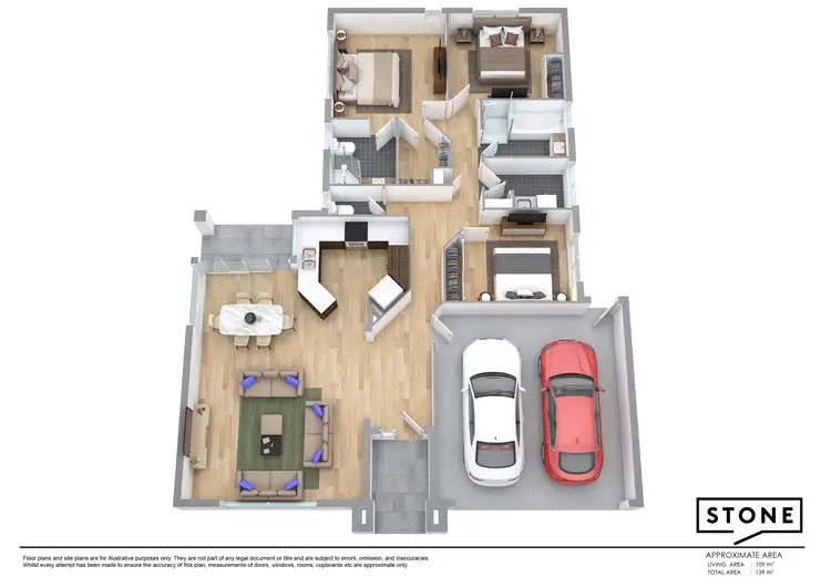 Floorplan of Homely semi-detached listing, 11/1-5 Studio Drive, Pacific Pines QLD 4211