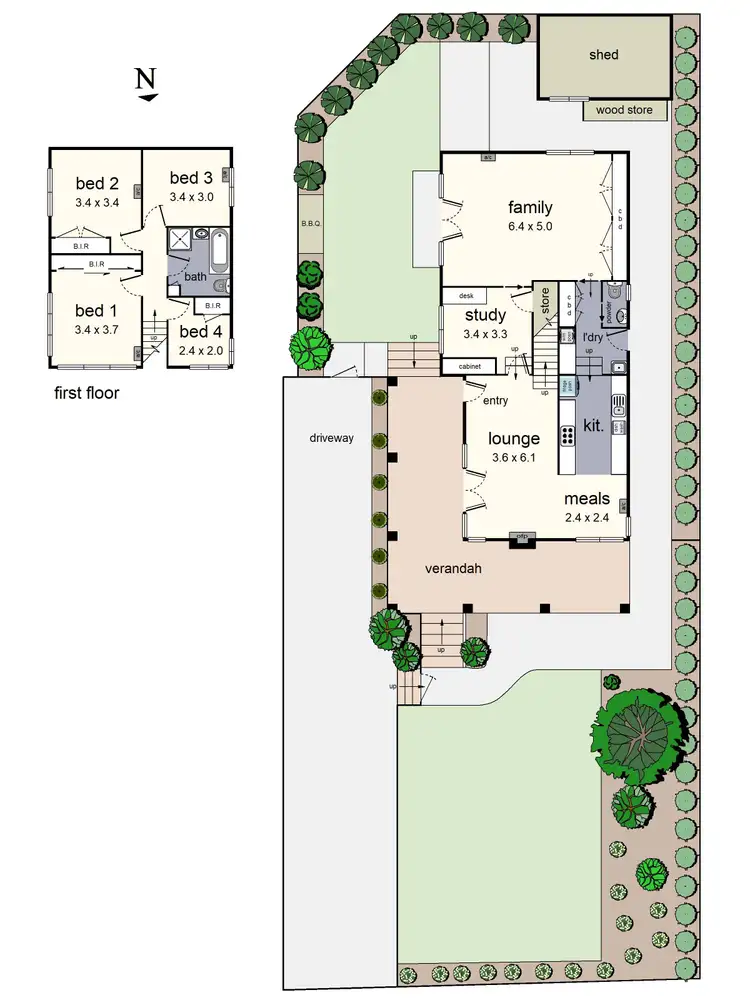 Floorplan of Homely house listing, 55 Holloway Road, Croydon North VIC 3136