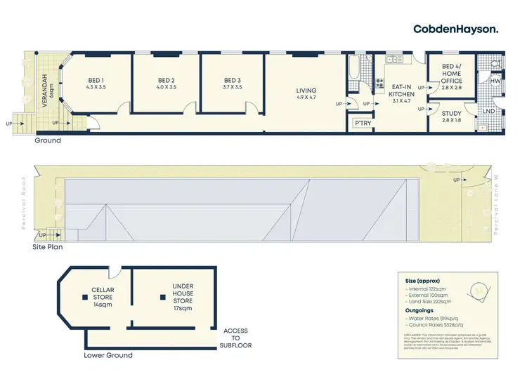 Floorplan of Homely house listing, 56 Percival Road, Stanmore NSW 2048