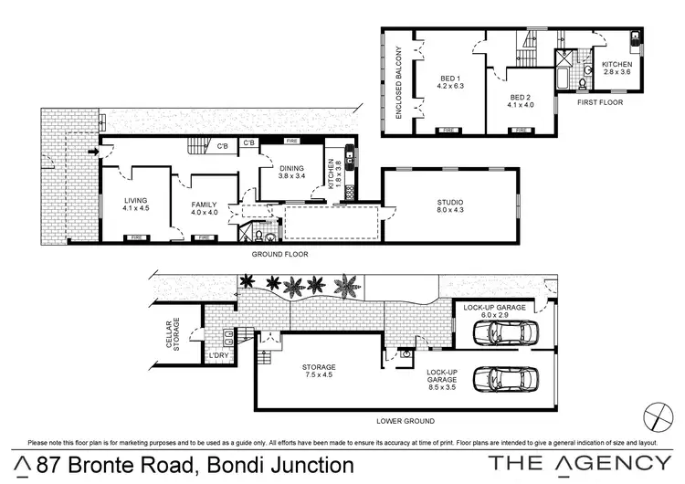 Floorplan of Homely terrace listing, 87 Bronte Road, Bondi Junction NSW 2022