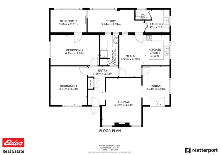 Floorplan of Homely house listing, 55 Newcastle Road, Northam WA 6401