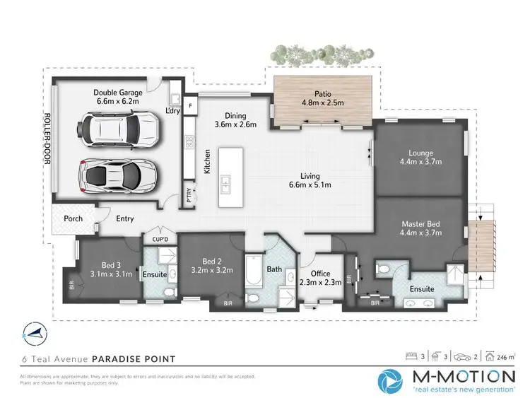 Floorplan of Homely house listing, 6 Teal Avenue, Paradise Point QLD 4216