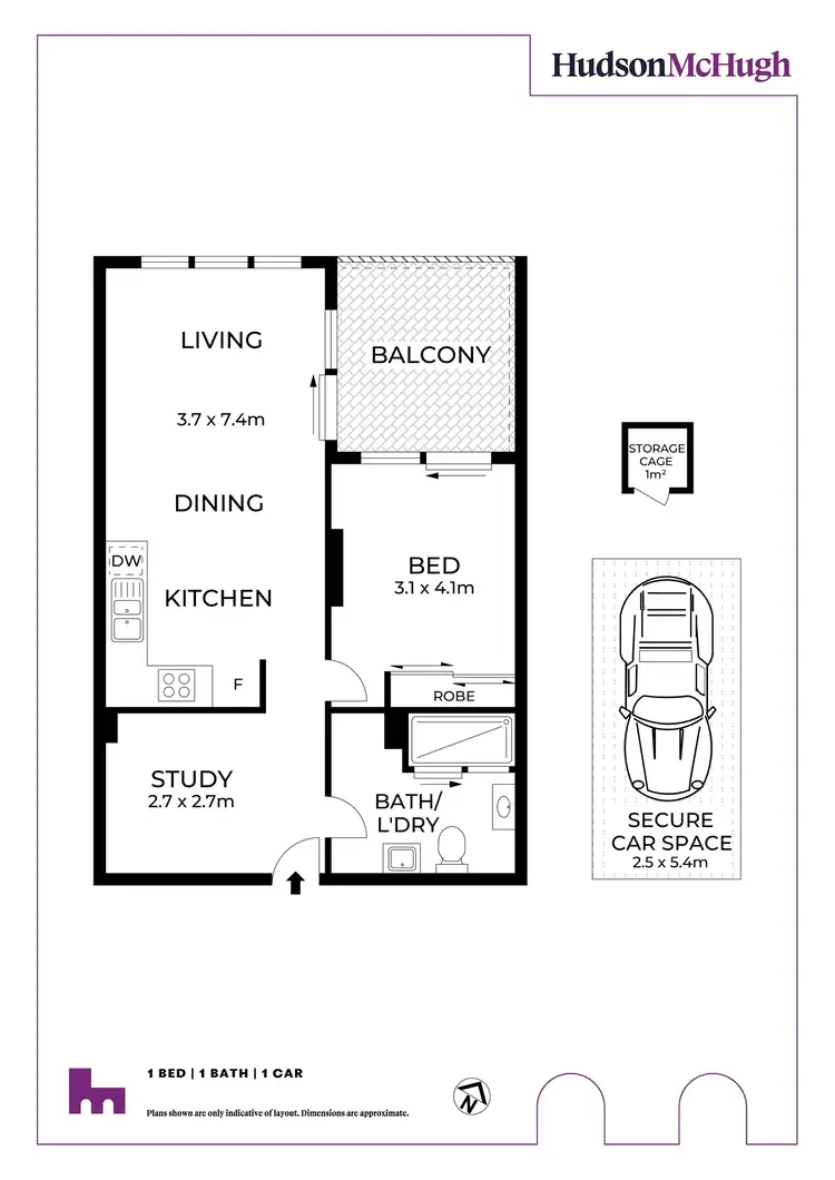 Floorplan of Homely apartment listing, 307/364 Canterbury Road, Canterbury NSW 2193