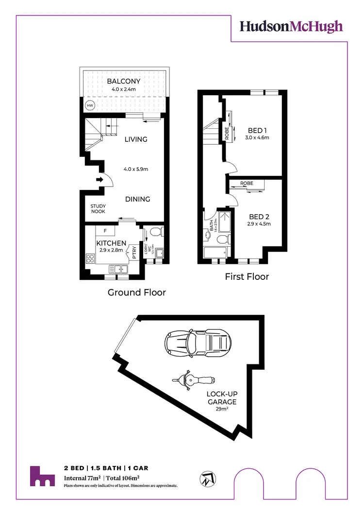 Floorplan of Homely unit listing, 14/67-69 Chandos Street, Ashfield NSW 2131