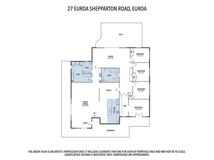 Floorplan of Homely rural property listing, 27 Euroa-Shepparton Road, Euroa VIC 3666