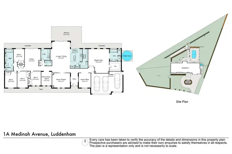 Floorplan of Homely house listing, 1A Medinah Avenue, Luddenham NSW 2745