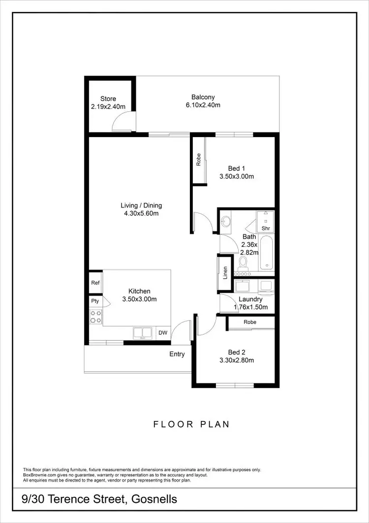 Floorplan of Homely house listing, 9/30 Terence Street, Gosnells WA 6110