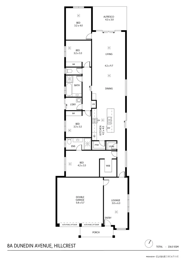 Floorplan of Homely house listing, 8A Dunedin Avenue, Hillcrest SA 5086