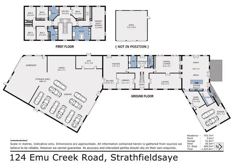 Floorplan of Homely house listing, 124 Emu Creek Road, Strathfieldsaye VIC 3551