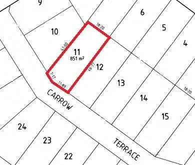 Floorplan of Homely land listing, 58 Carrow Terrace, Port Neill SA 5604