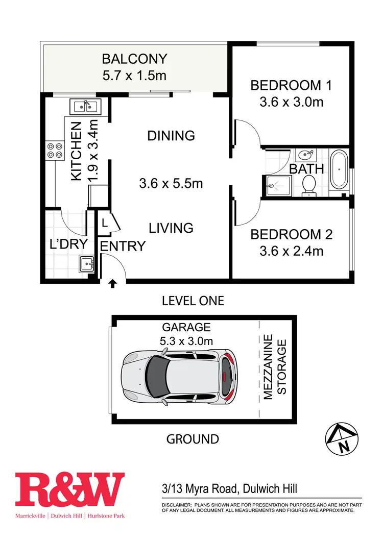 Floorplan of Homely apartment listing, 3/13 Myra Road, Dulwich Hill NSW 2203