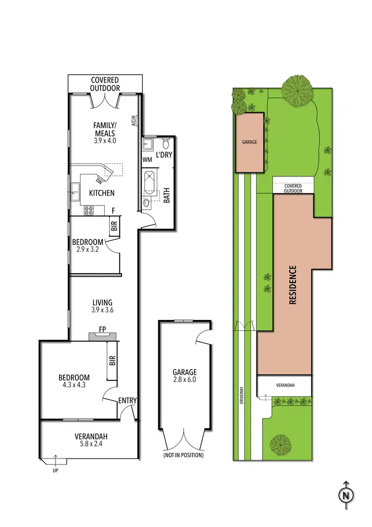 Floorplan of Homely house listing, 51 & 51A Fitzgerald Street, South Yarra VIC 3141