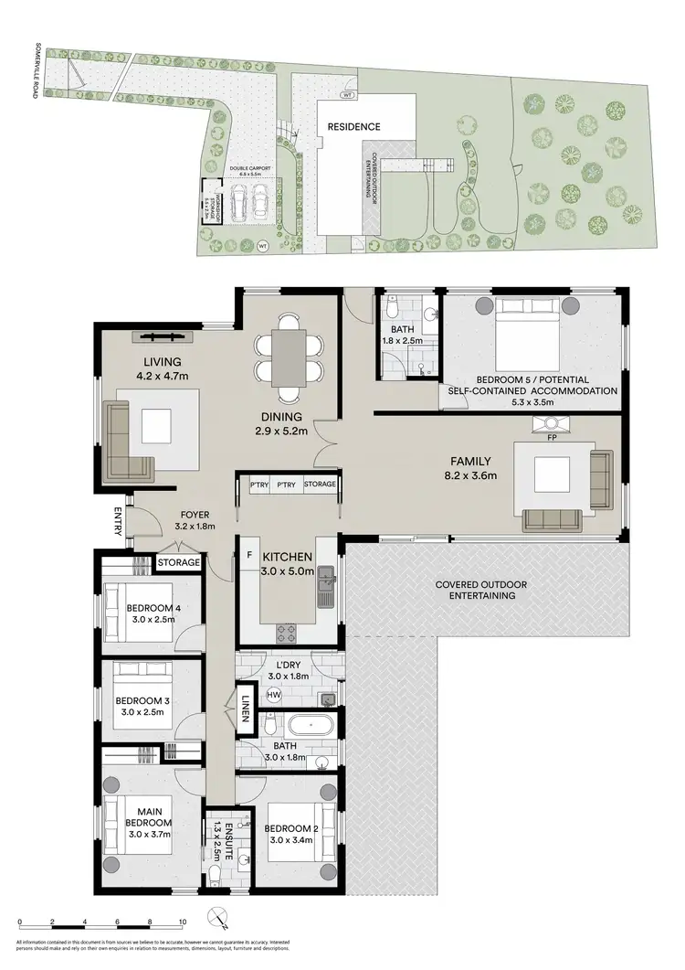 Floorplan of Homely house listing, 129 Somerville Road, Hornsby Heights NSW 2077