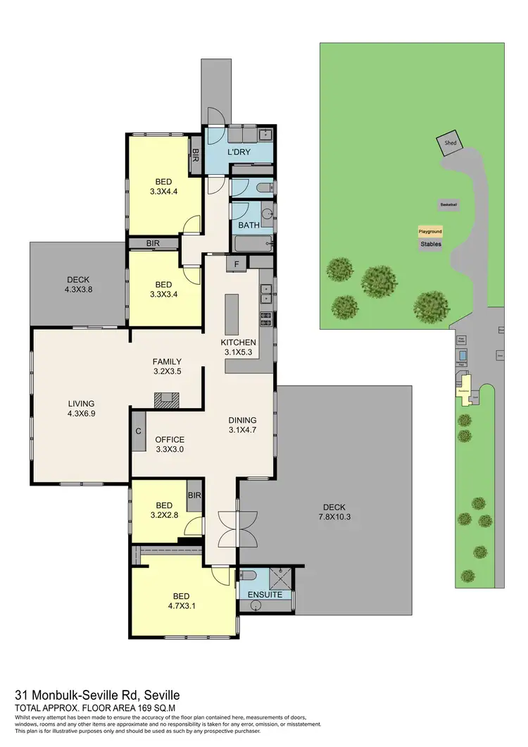 Floorplan of Homely house listing, 31 Monbulk-Seville Road, Seville VIC 3139