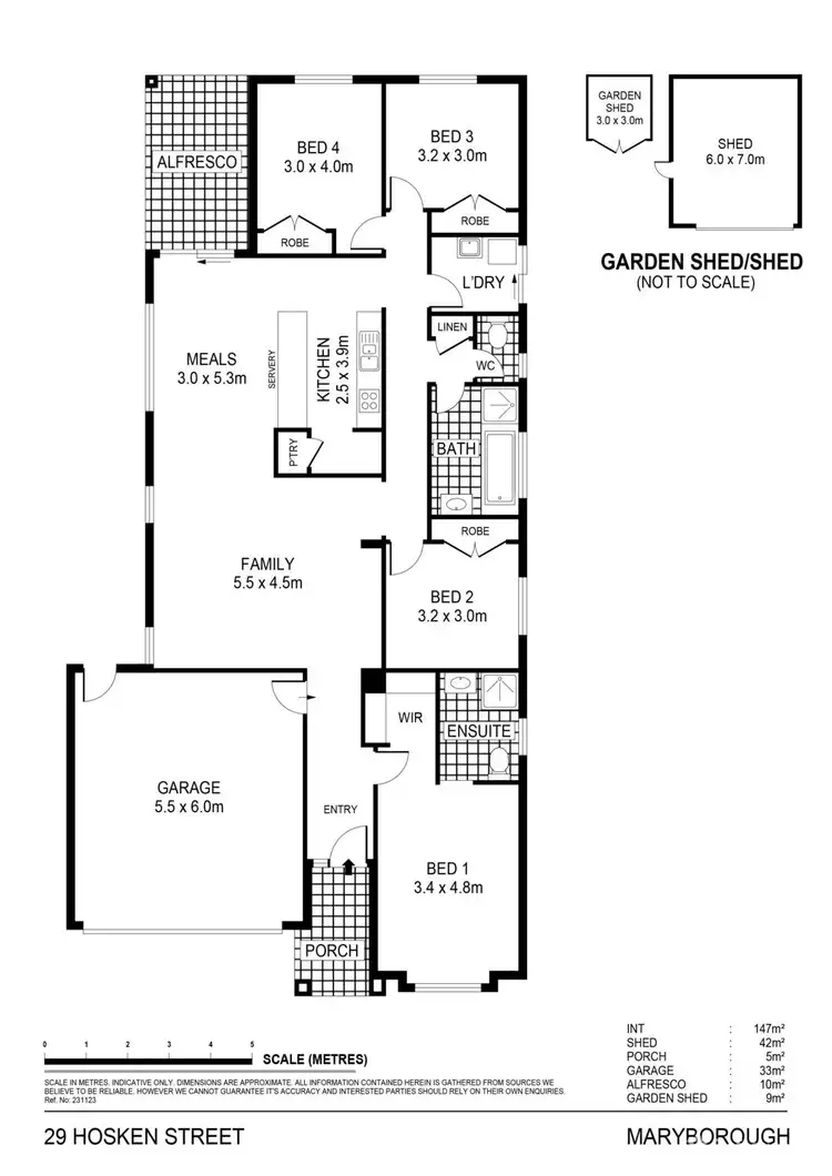 Floorplan of Homely house listing, 29 Hosken Street, Maryborough VIC 3465