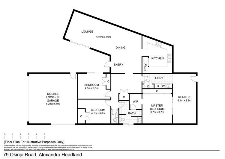 Floorplan of Homely house listing, 79 Okinja Road, Alexandra Headland QLD 4572