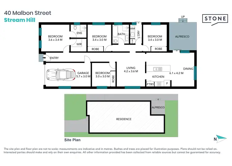 Floorplan of Homely house listing, 40 Malbon Street, Stream Hill NSW 2526