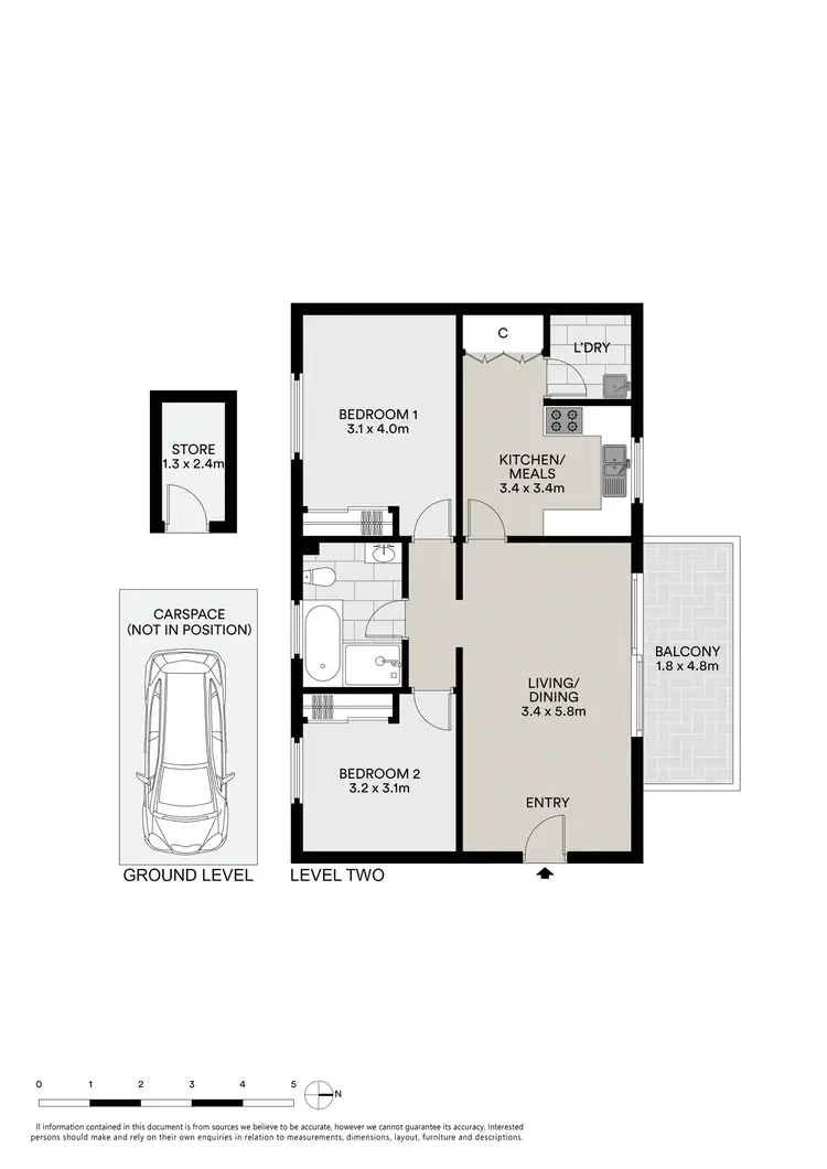 Floorplan of Homely apartment listing, 16/48 Hunter Street, Hornsby NSW 2077