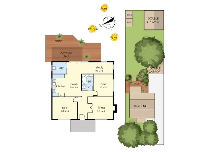 Floorplan of Homely house listing, 40 Leonard Street, Frankston VIC 3199