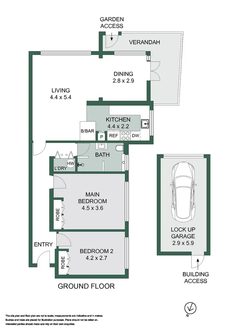 Floorplan of Homely apartment listing, 1/8-10 Milner Crescent, Wollstonecraft NSW 2065