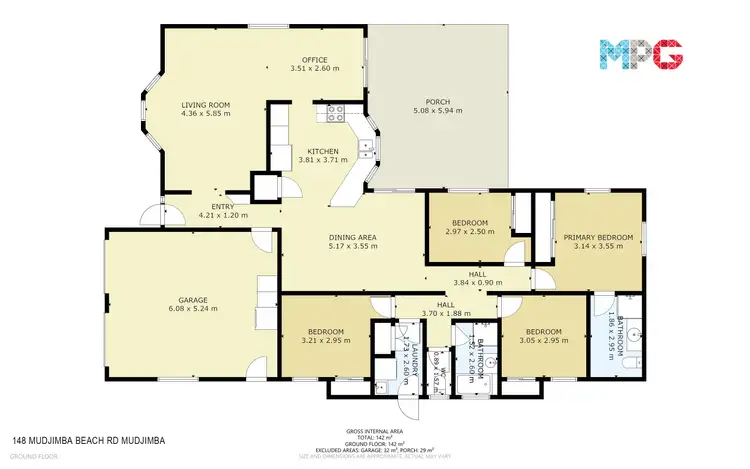 Floorplan of Homely house listing, 148 Mudjimba Beach Road, Mudjimba QLD 4564
