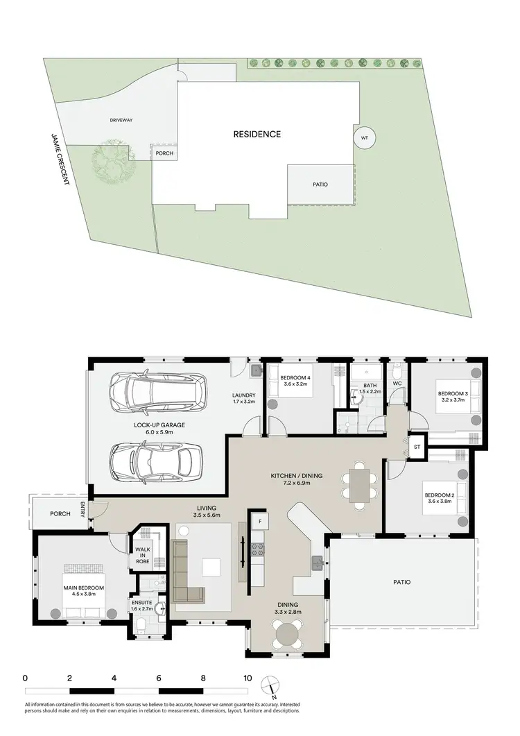 Floorplan of Homely house listing, 32 Jamie Crescent, Gracemere QLD 4702