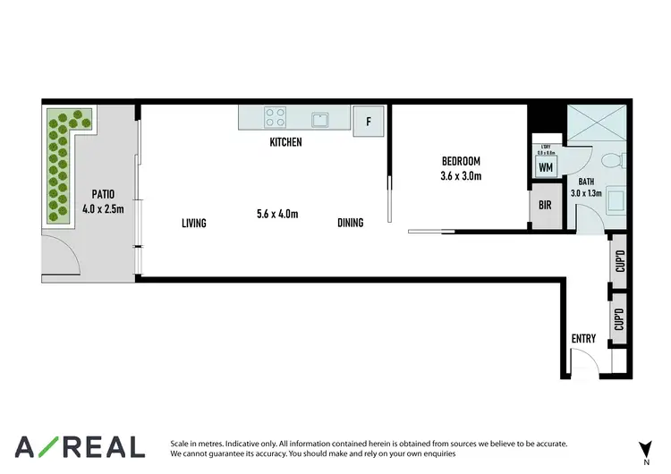 Floorplan of Homely apartment listing, 105A/640 Swanston Street, Carlton VIC 3053