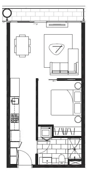Floorplan of Homely apartment listing, 1802/250 City Road, Southbank VIC 3006