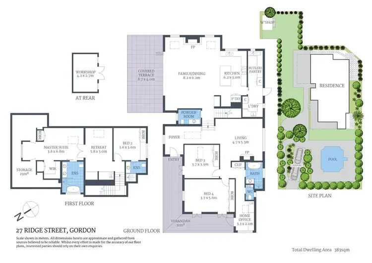 Floorplan of Homely house listing, 27 Ridge Street, Gordon NSW 2072
