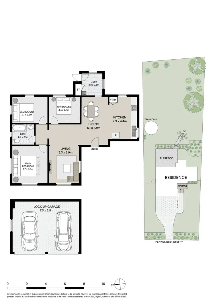 Floorplan of Homely house listing, 11 Pennycuick Street, The Range QLD 4700
