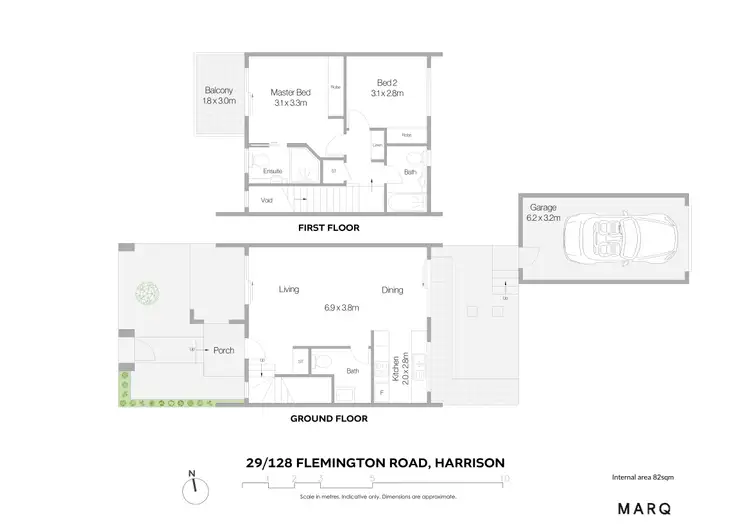 Floorplan of Homely townhouse listing, 29/128 Flemington Road, Harrison ACT 2914