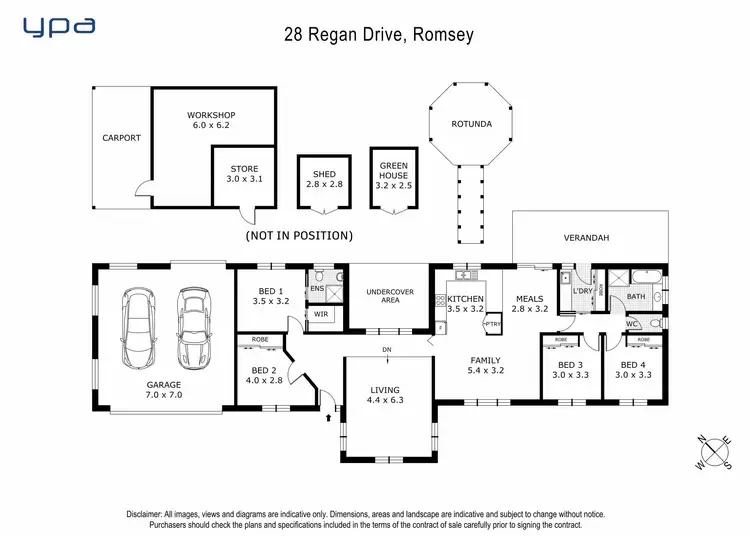Floorplan of Homely house listing, 28 Regan Drive, Romsey VIC 3434
