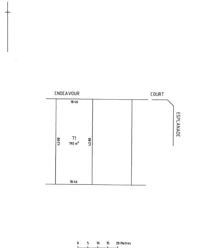 Floorplan of Homely land listing, 9 Endeavour Court, Coffin Bay SA 5607