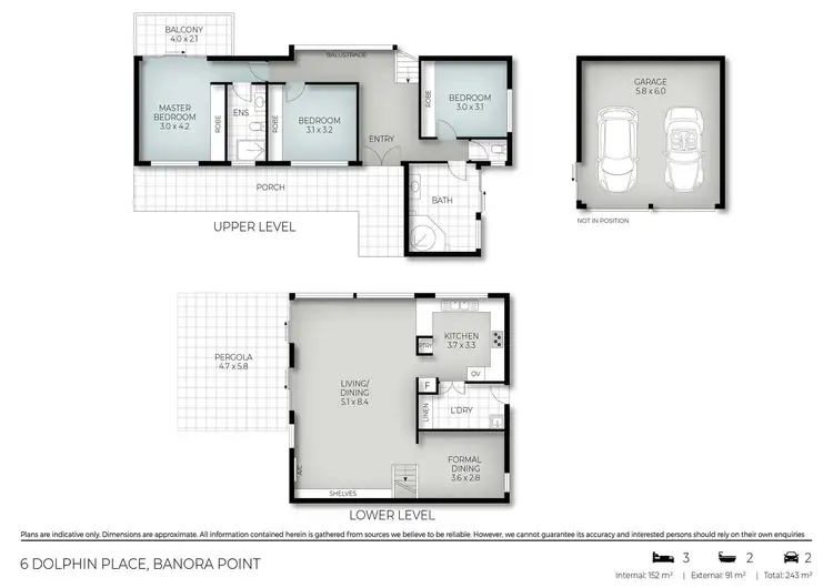 Floorplan of Homely house listing, 6 Dolphin Place, Banora Point NSW 2486